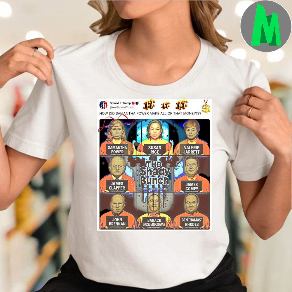 The Shady Bunch Political Satire T-Shirt