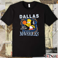 The Simpsons Bart x Dallas Mavericks Take It To The Rim t-shirt