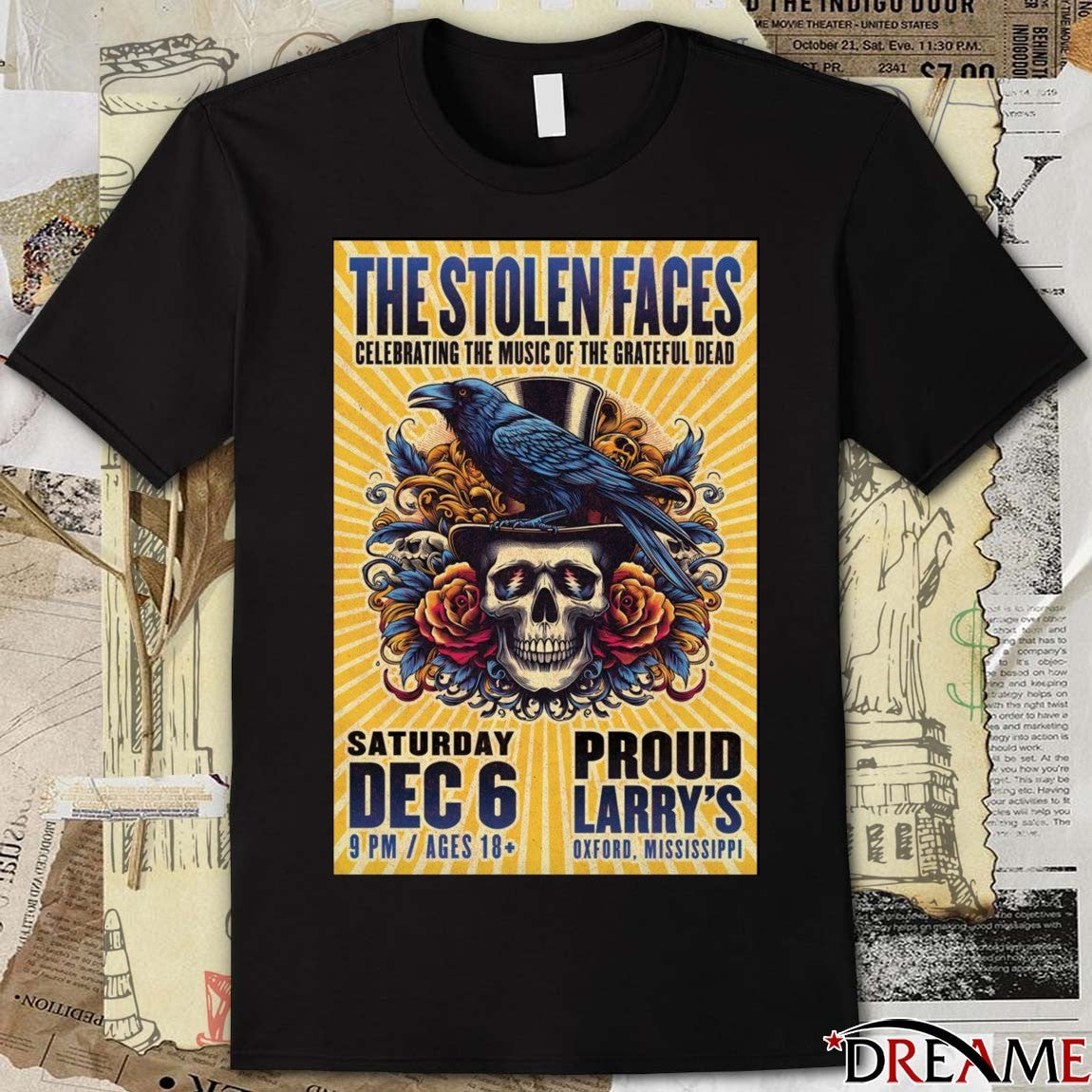 The Stolen Faces Event Oxford MS December 6 2025 Poster t-shirt