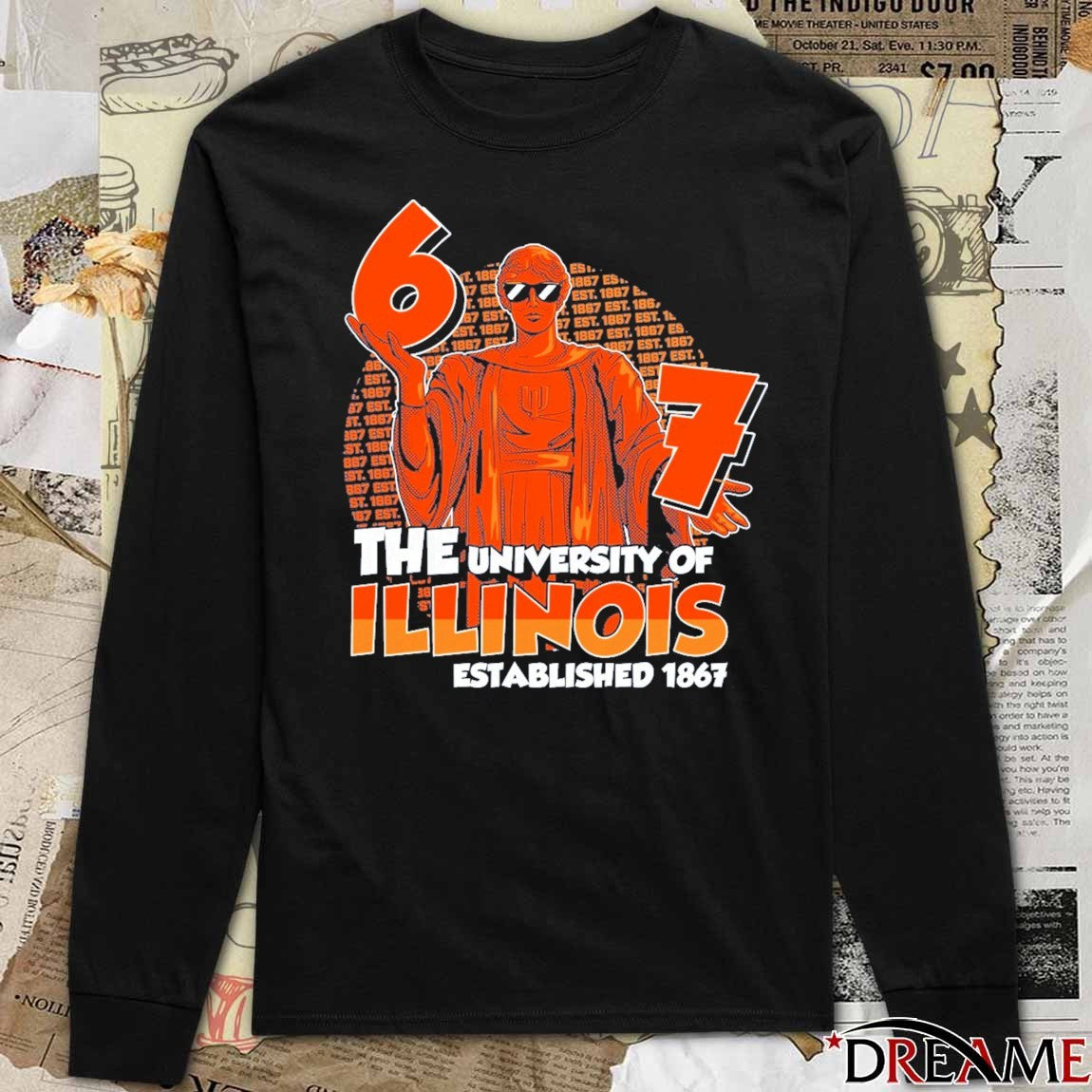 The University Of Illinois Fighting Illini Established 1867 2026 Ncaa Division I Men’s Basketball t-shirt