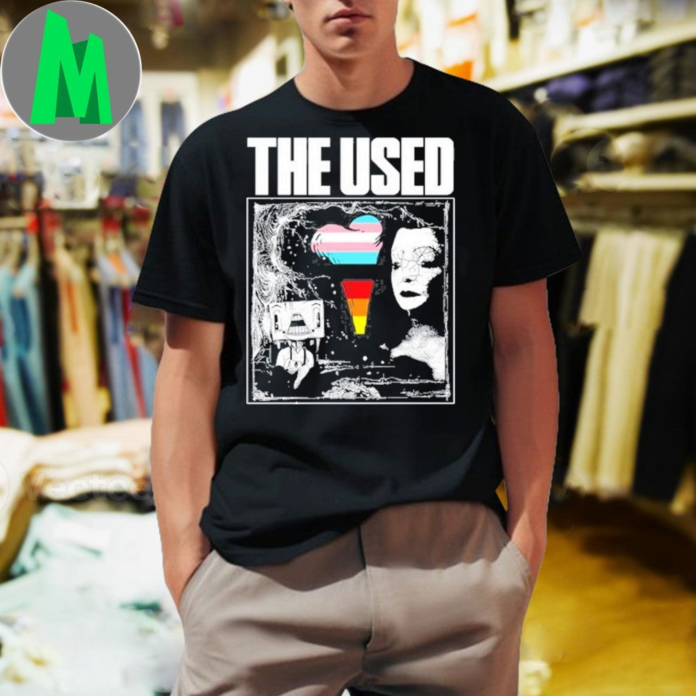 The Used Pride Month 2025 LGBTQ+ Band Fan T-Shirt