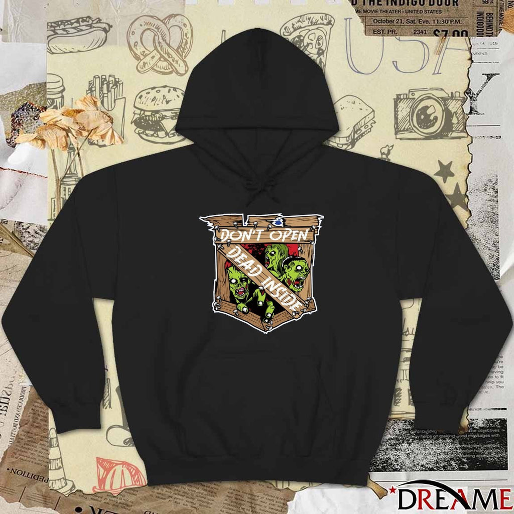 The Walking Dead x New York Rangers Don’t Open Dead Inside Halloween Logo t-shirt