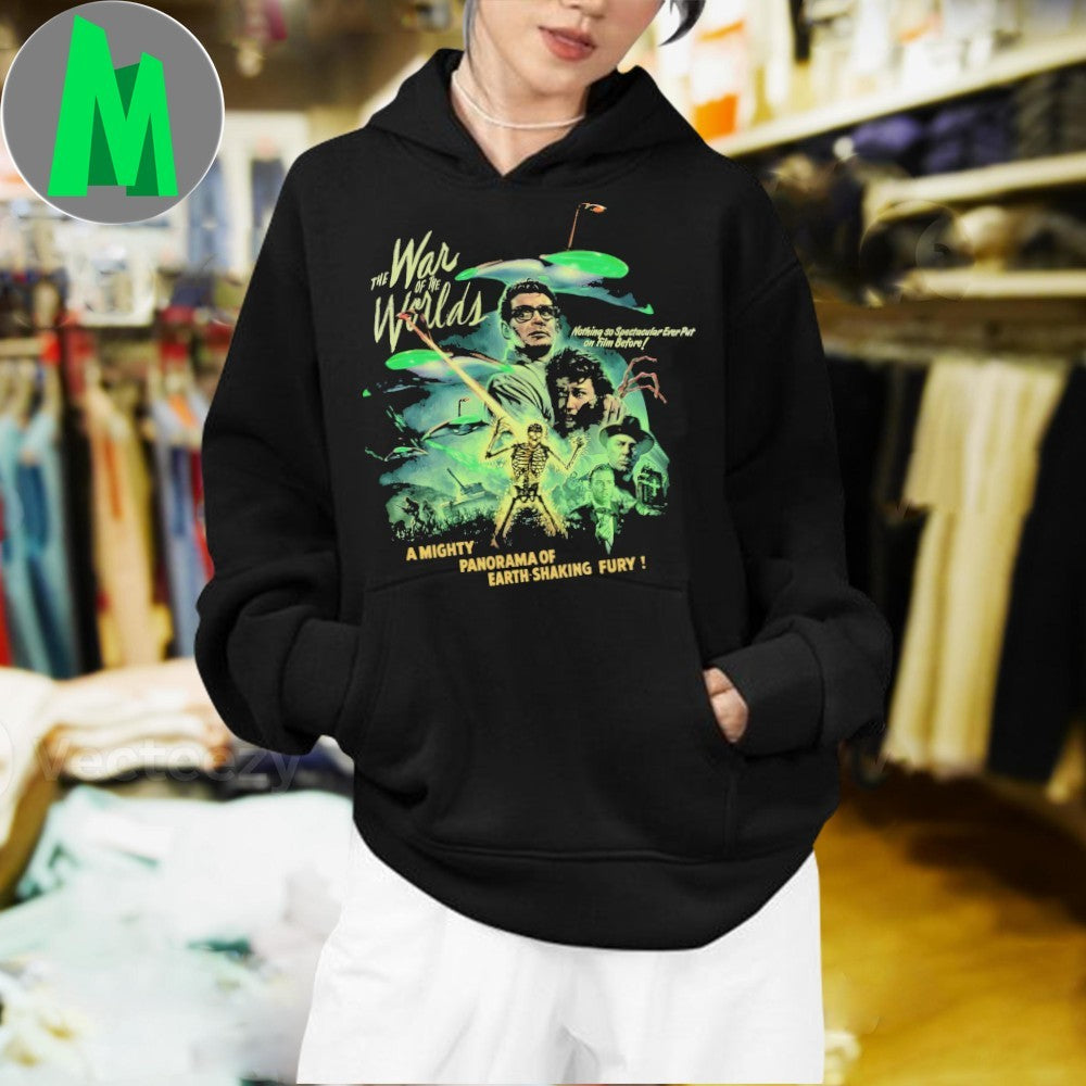The War of the Worlds Classic Sci-Fi Movie Poster Fan T-Shirt