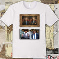 The White House Donald Trump And J.D. Vance Wearing Crowns And Sitting On Thrones Meme t-shirt