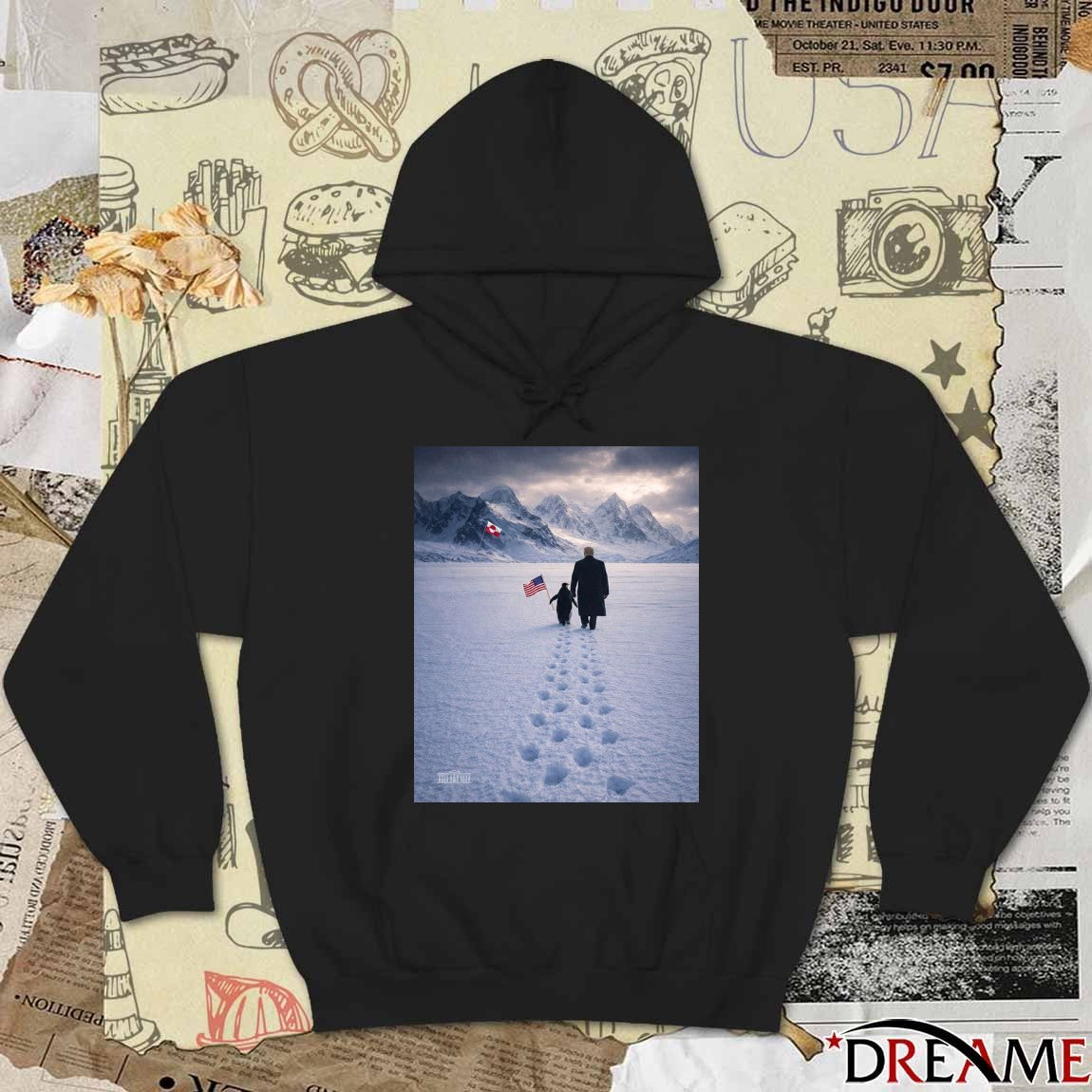 The White House Donald Trump Embrace The Penguin Poster t-shirt