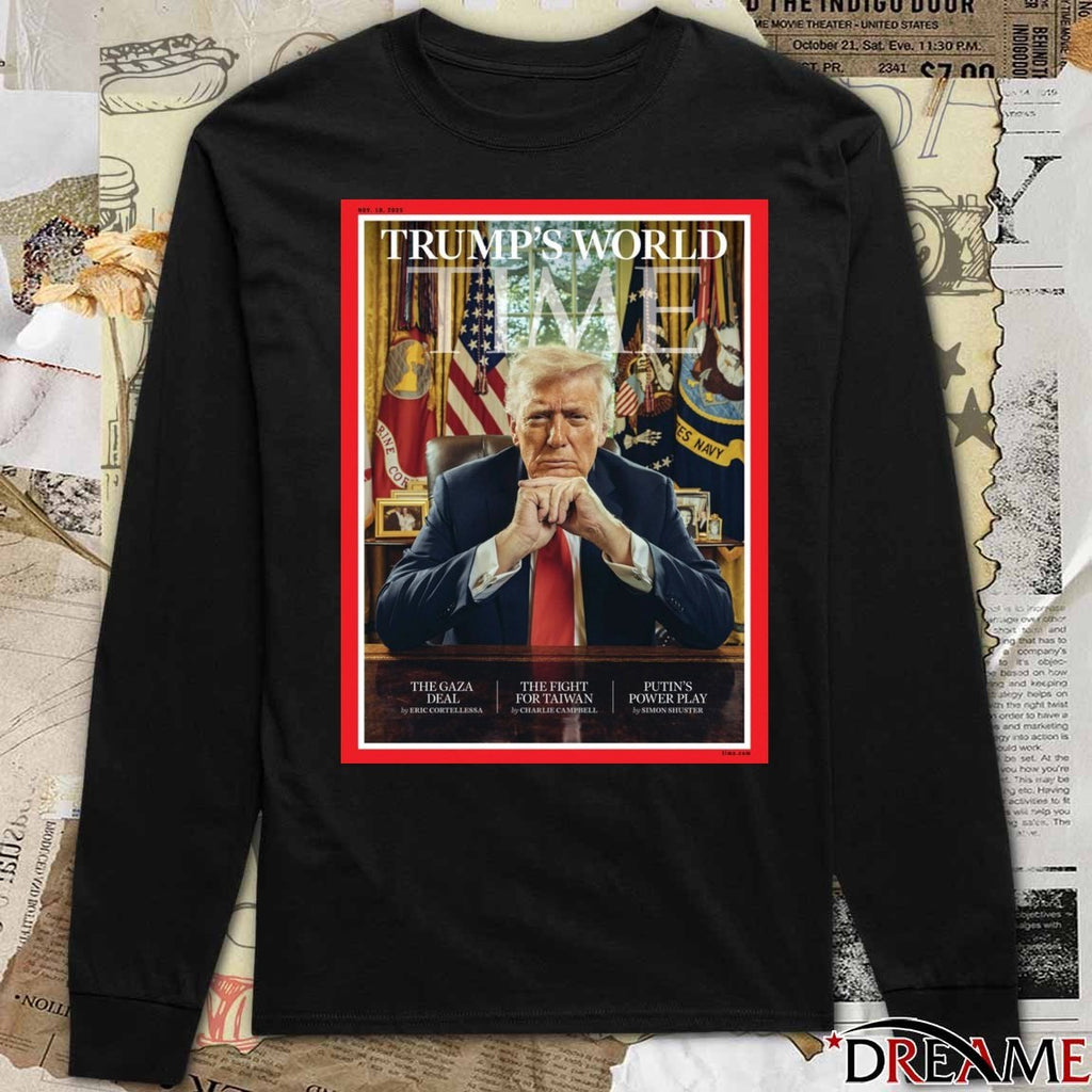 The White House Trump’s World So Happy To Be Living In It 2025 Poster t-shirt