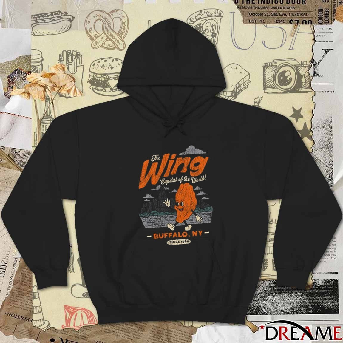 The Wing Capital of the World Buffalo NY t-shirt