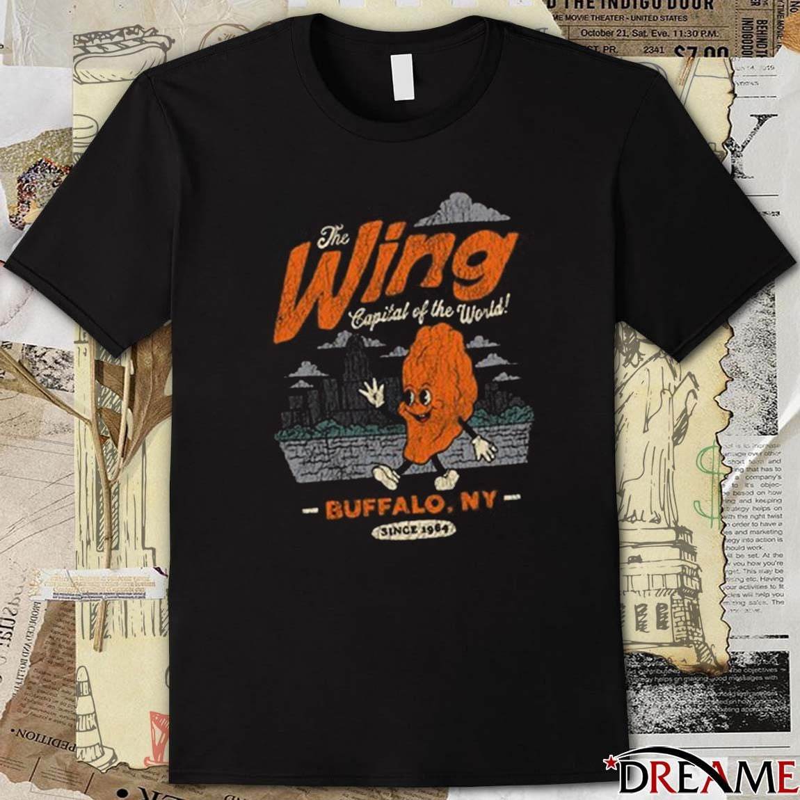 The Wing Capital of the World Buffalo NY t-shirt