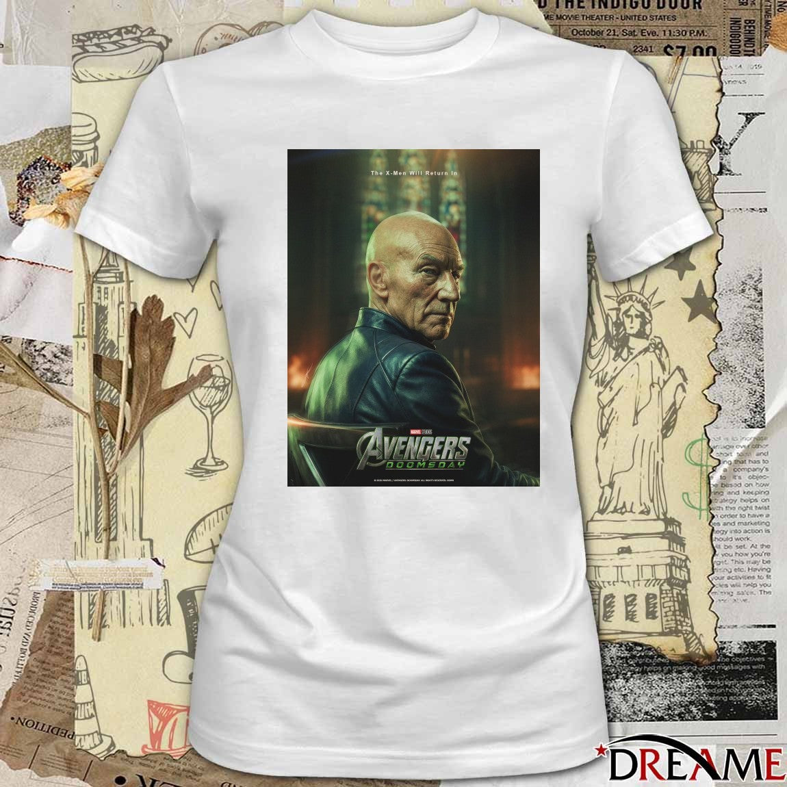 The X-Men Will Return In Avengers Doomsday Patrick Stewart Professor Charles Xavier Poster t-shirt