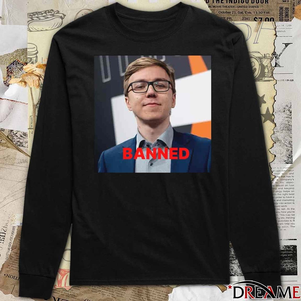 Thebausffs Banned For Sion Support 2025 t-shirt
