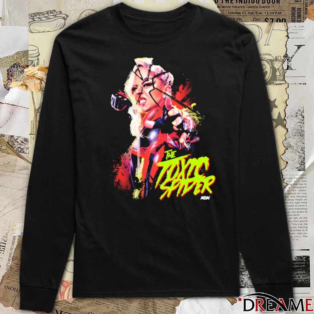 Thekla Arachnophobia The Toxic Spider AEW 2025 t-shirt