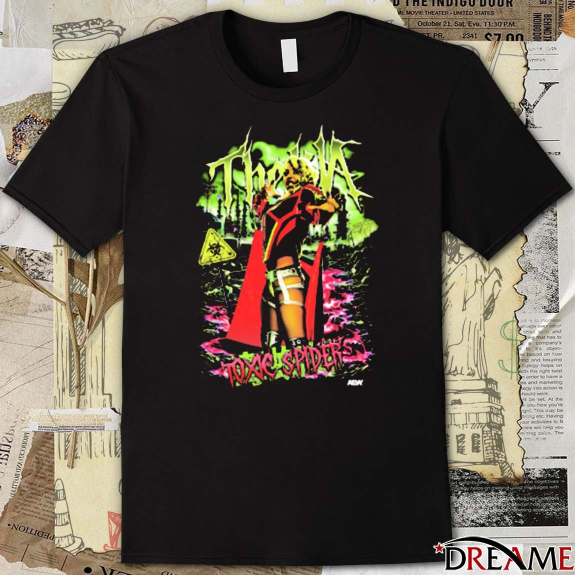 Thekla Toxic Wasteland AEW 2025 Fanart t-shirt