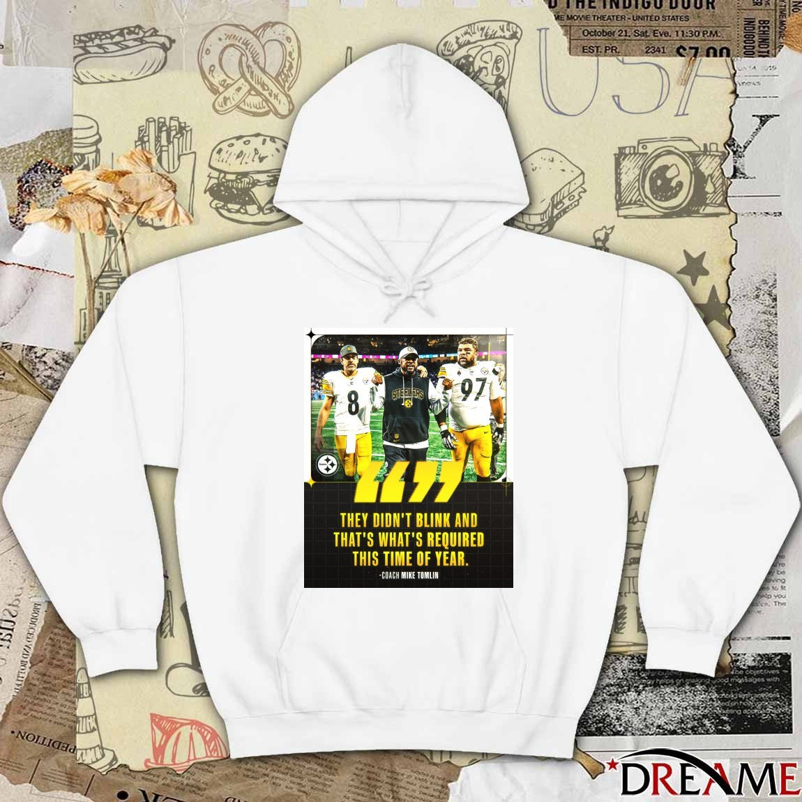 They Didn’t Blink And That’s What’s Required This Time Of Year Coach Mike Tomlin Poster t-shirt