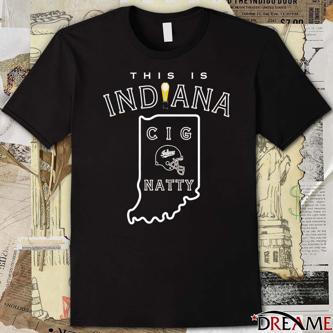This Is Indiana Cig Natty Coach Curt Cignetti t-shirt