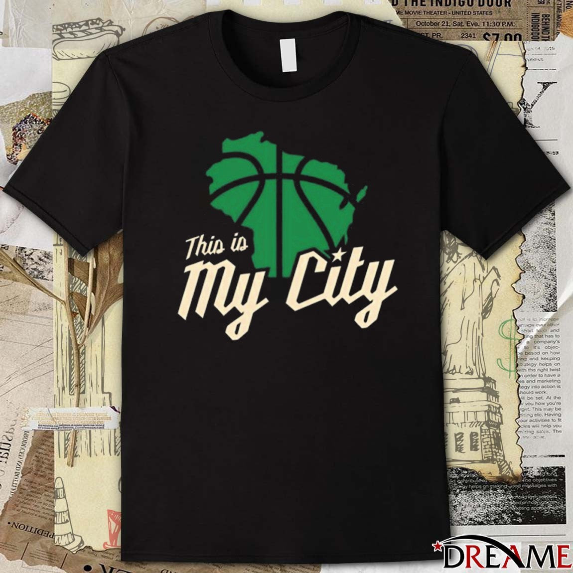 This Is My City Milwaukee Bucks Basketball 2025 t-shirt