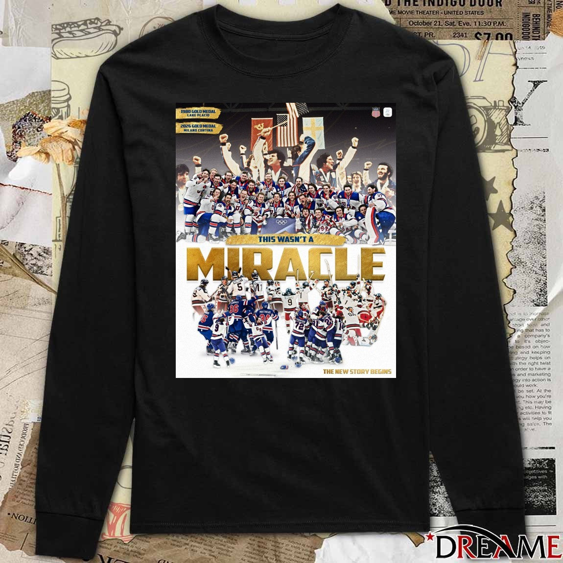 This Wasn’t A Miracle 1980-2026 Gold Medal The New Story Begins t-shirt