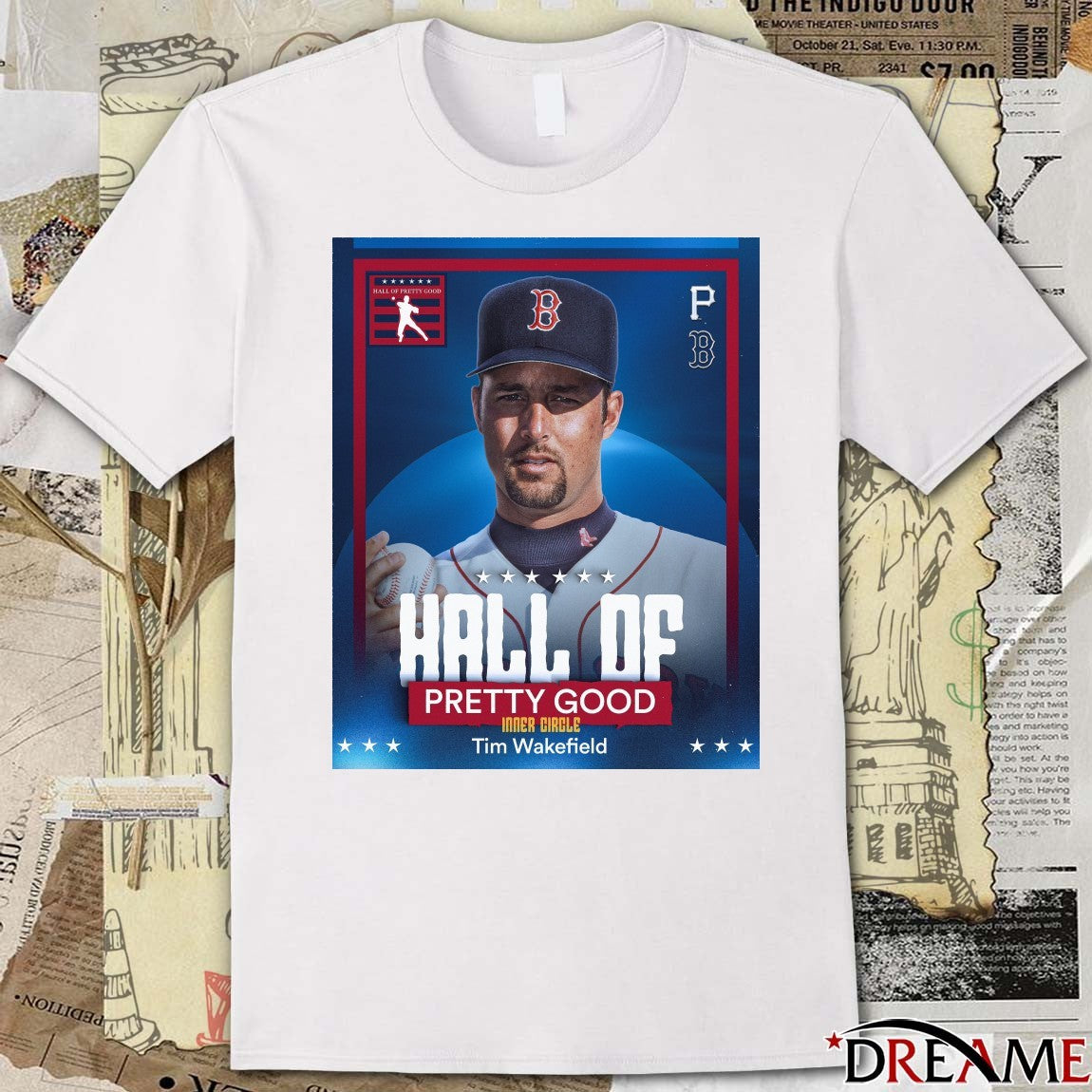 Tim Wakefield MLB Hall of Pretty Good Inner Circle 2025 Poster t-shirt