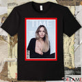 Time France Angelina Jolie dans Coutures Sa verite December 2025 Poster t-shirt