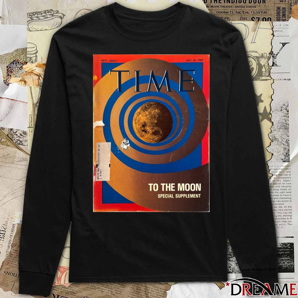 Time To The Moon Special Supplement July 18 1969 NASA Poster t-shirt