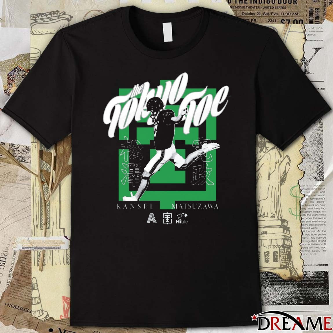 Tokyo Toe Kicker Kansei Matsuzawa Hawaii Football Fanart t-shirt