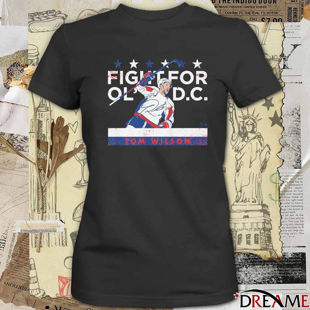 Tom Wilson Fight For Old DC 2025 Washington Capitals t-shirt