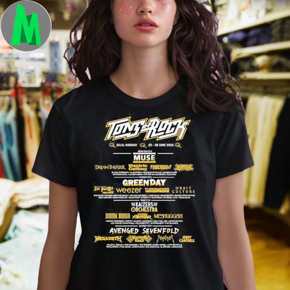 Tons Of Rock Festival OSLO NORWAY 25TH 28TH JUNE 2025 Shirt