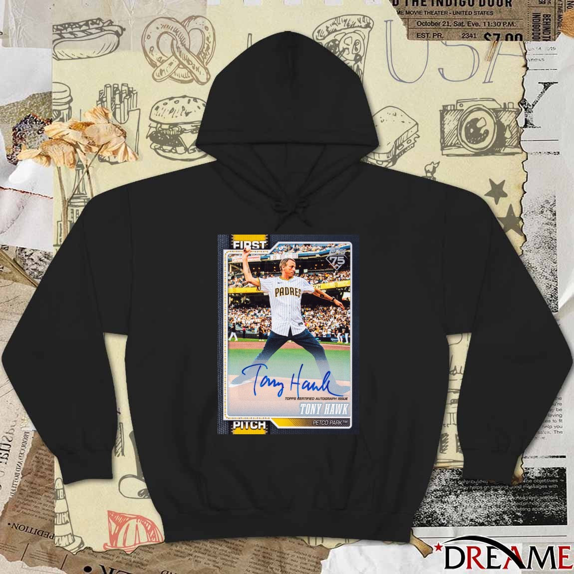 Tony Hawk Topps Certified Autograph Issue 2026 Series 1 Signature Card t-shirt