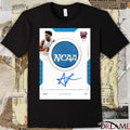 Topps Certified Autograph Issue 2026 March Madness Worn Patch Aj Dybantsa BYU Signature t-shirt