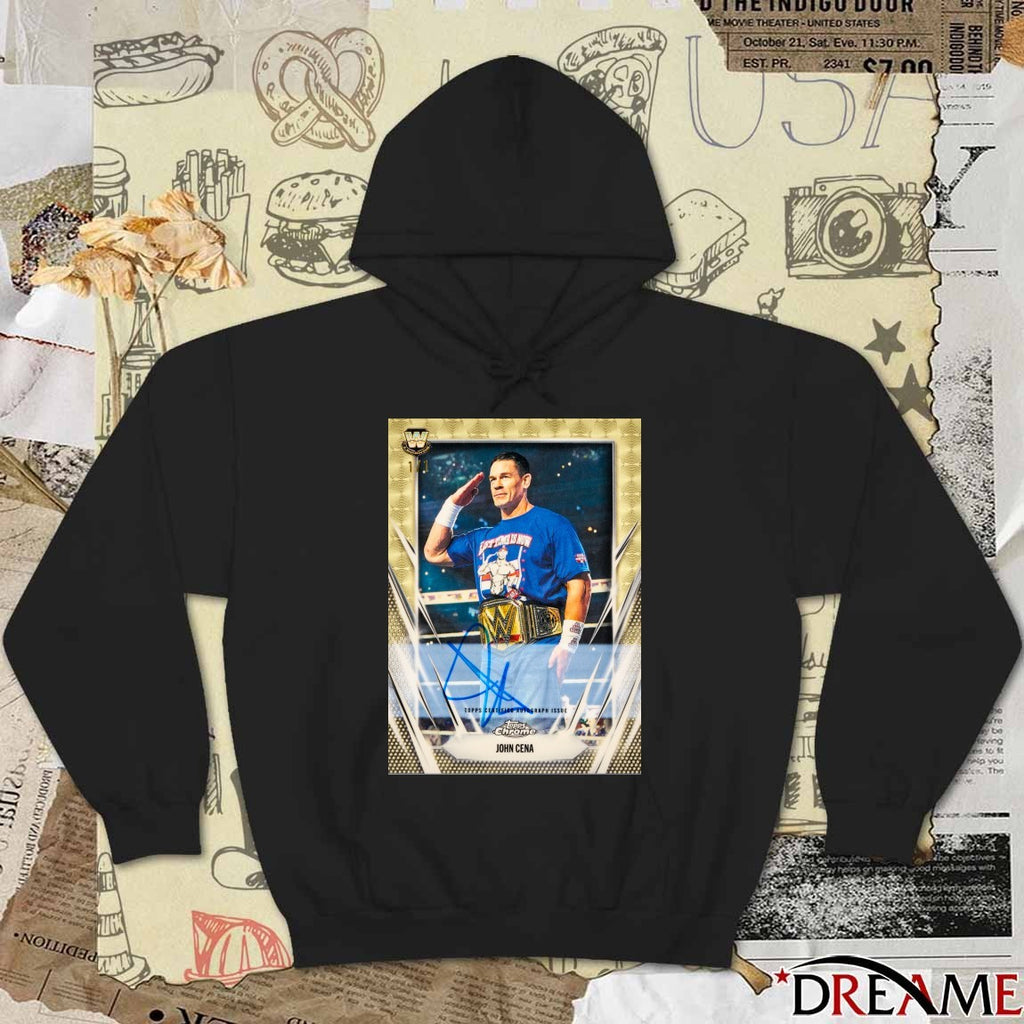 Topps Chrome John Cena Topps Certified Autograph Issue 2026 Signature t-shirt