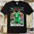 Topps Now Jayson Tatum Welcome Back Triumphant Return Sparks C’s Victory Poster t-shirt
