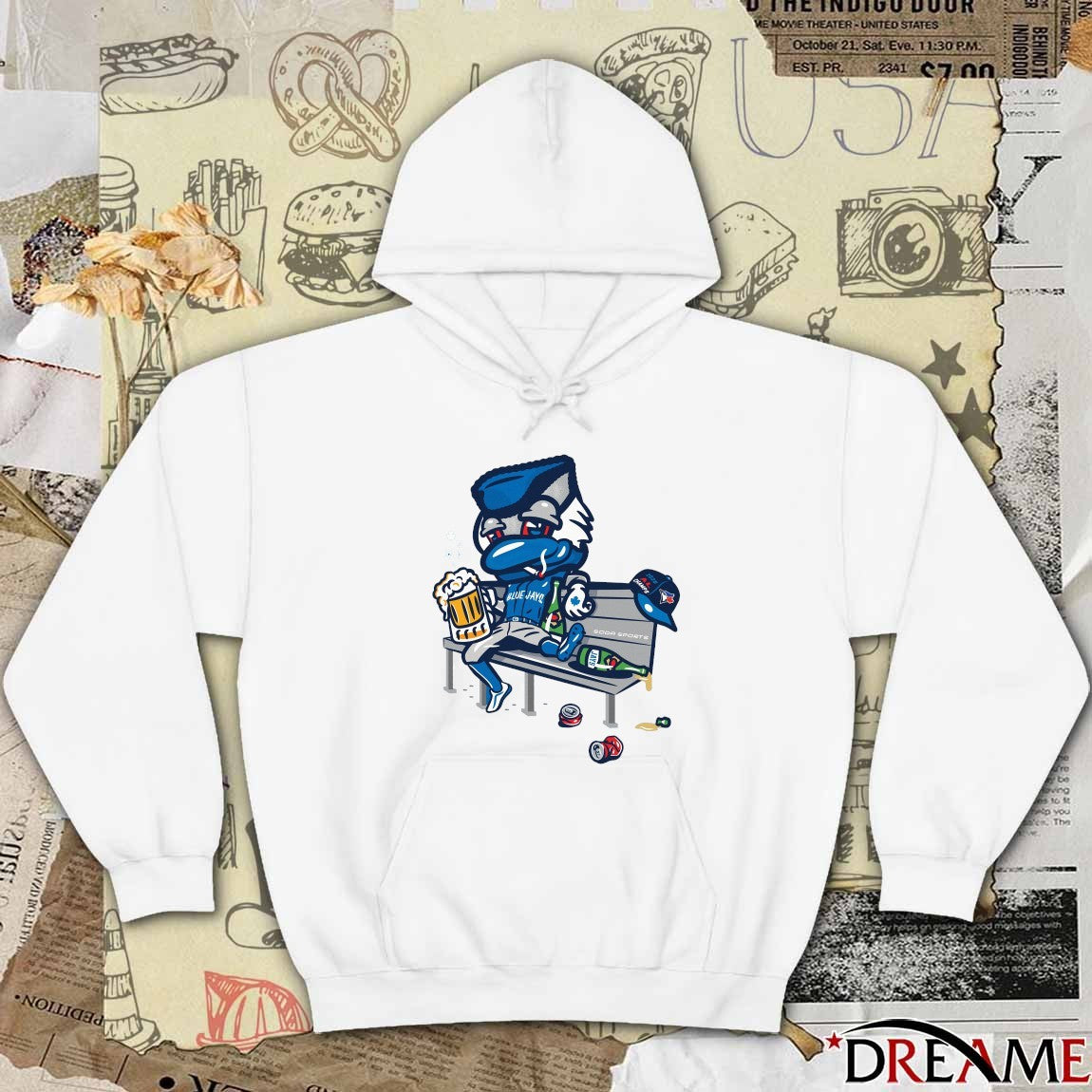 Toronto Blue Jays 2025 American League Champions x Toronto Maple Leafs Trailer Park Boys Mascot t-shirt