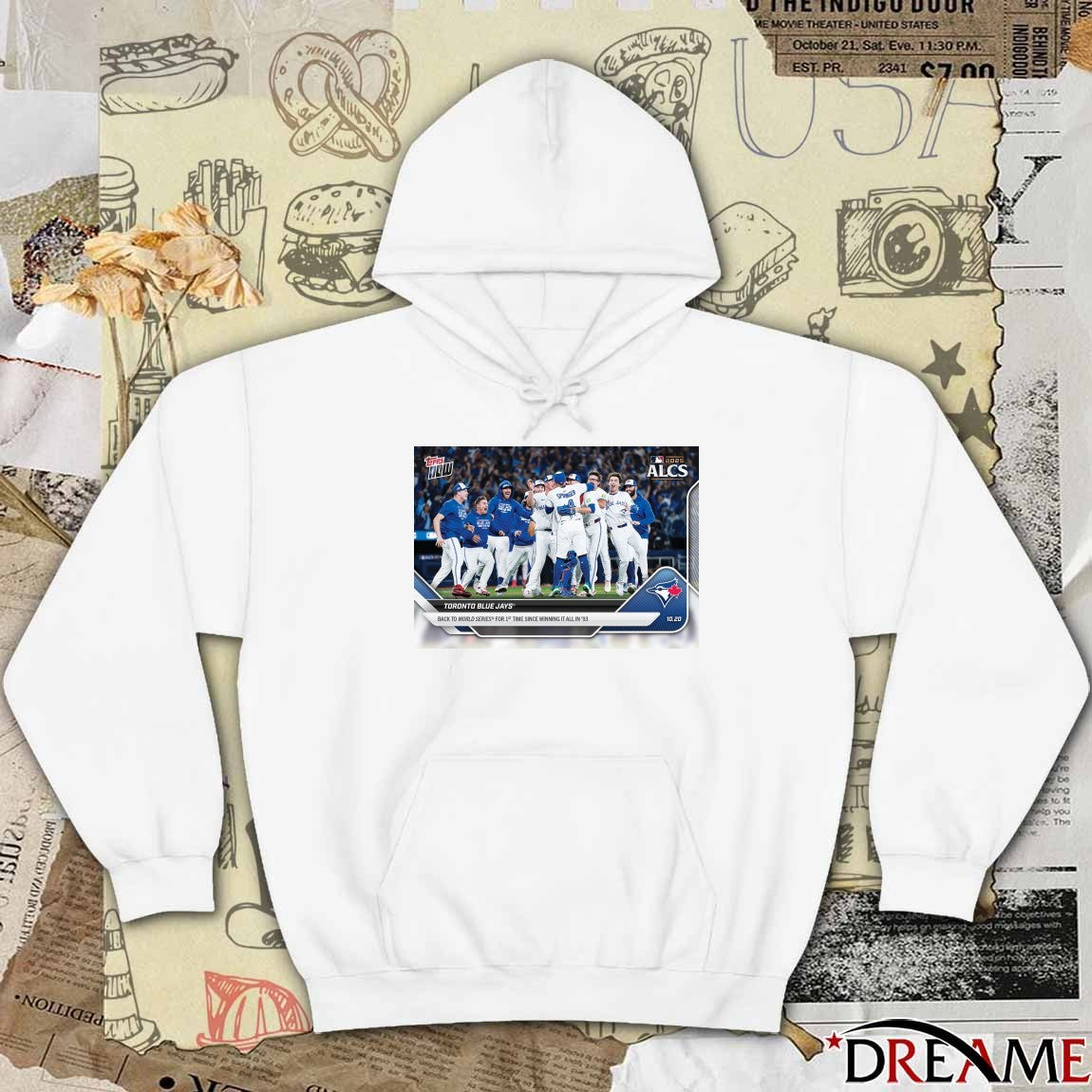 Toronto Blue Jays 2025 MLB Topps Back To World Series For 1st Time Since Winning It All In 93 t-shirt