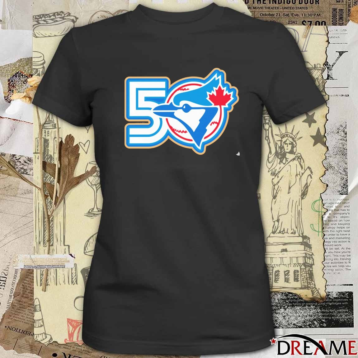 Toronto Blue Jays Celebrate 50 Seasons in 2026 New Logo t-shirt