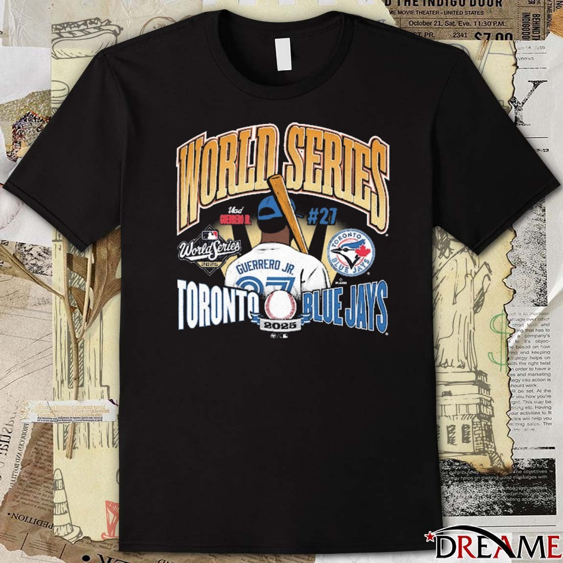 Toronto Blue Jays Vladimir Guerrero Jr. 47 MLB 2025 World Series Showdown Player t-shirt