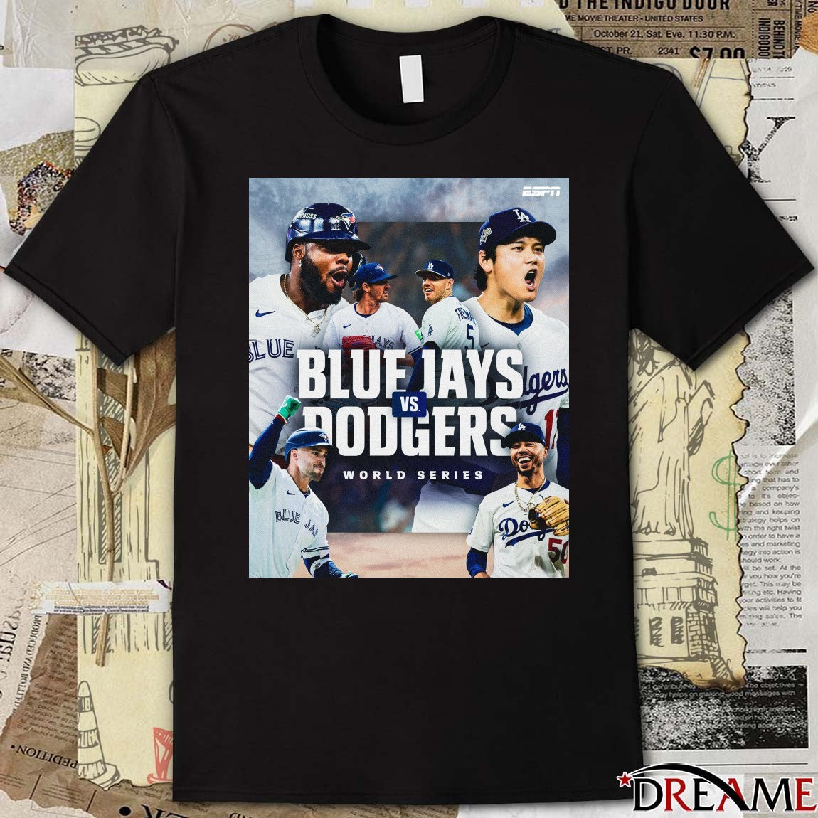 Toronto Blue Jays Vs Los Angeles Dodgers MLB Friday, October 24, 2025 World Series Poster t-shirt