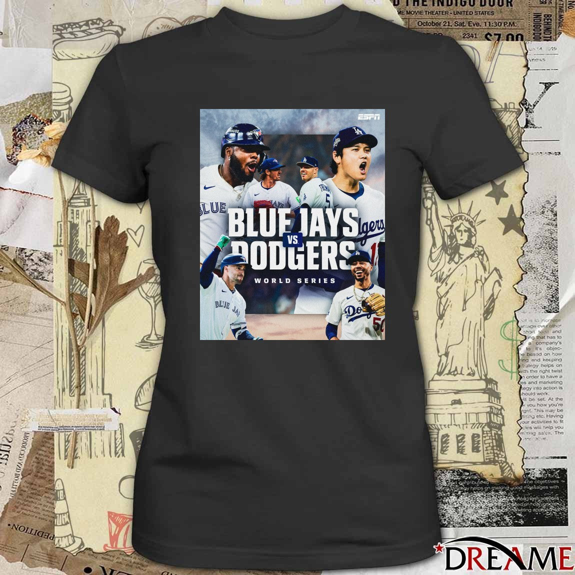 Toronto Blue Jays Vs Los Angeles Dodgers MLB Friday, October 24, 2025 World Series Poster t-shirt