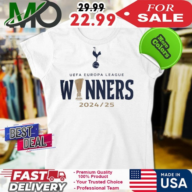 Tottenham Hotspur Europa League 2025 Winners Shirt