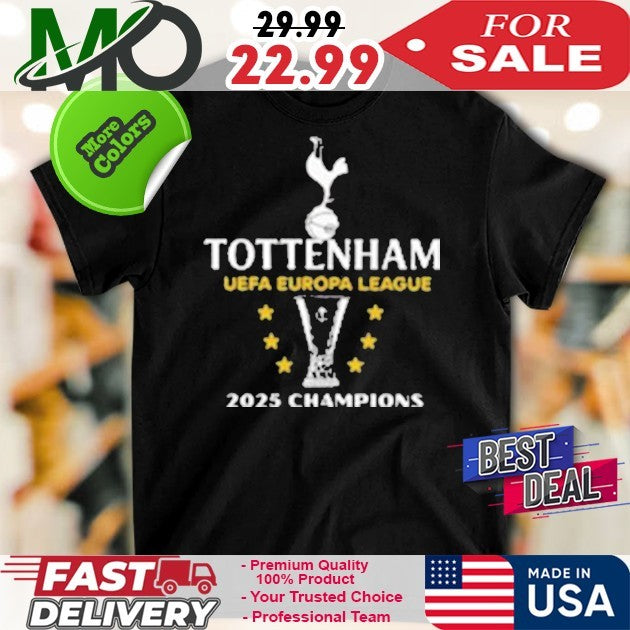 Tottenham Hotspur UEFA Europa League Champions 2025 Commemorative Fan Shirt
