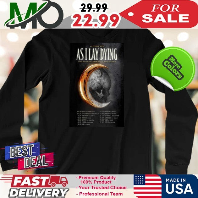Tour 2025 As I Lay Dying Poster Shirt