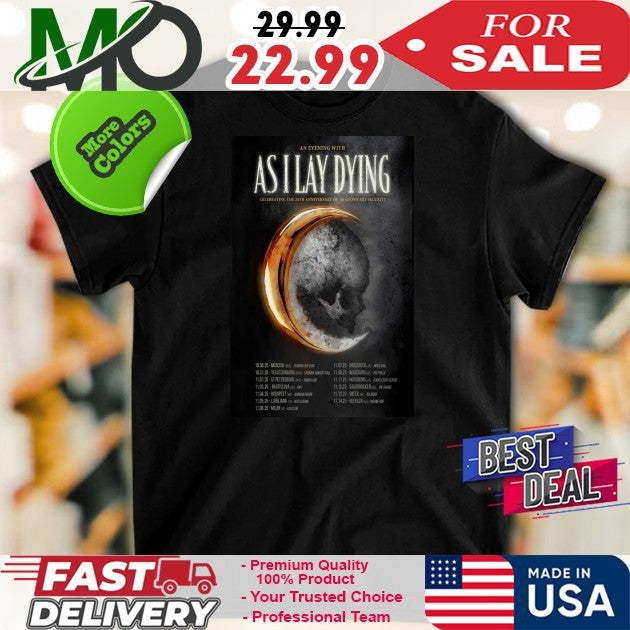 Tour 2025 As I Lay Dying Poster Shirt