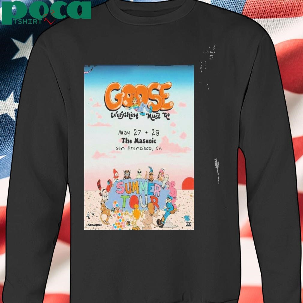 Tour 2025 Goose Francisco Ca Poster T Shirt