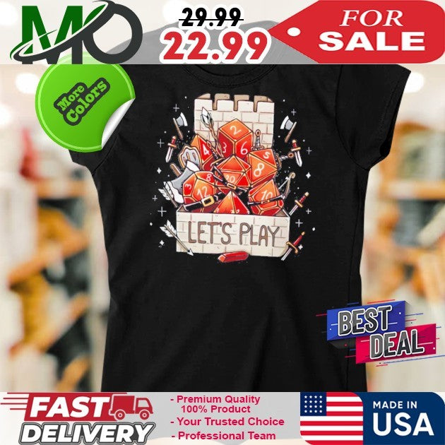 Tower Dice Let’s Play Shirt