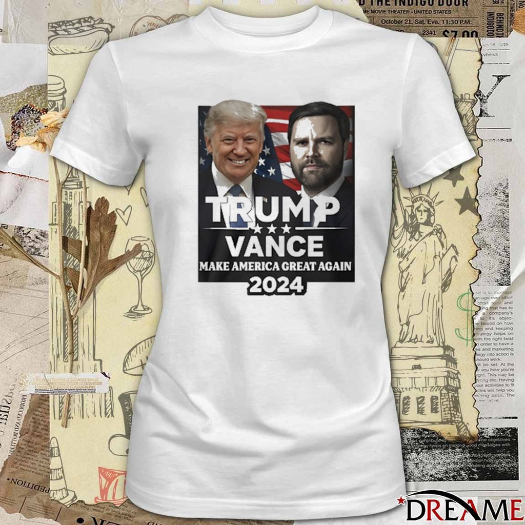 Toyota Chairman Akio Toyoda Wearing Trump Vance Make America Great Again 2024 t-shirt
