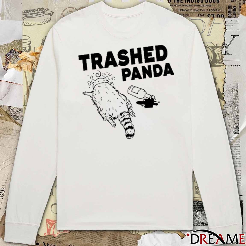 Trashed Panda Hanover Drunk Raccoon t-shirt