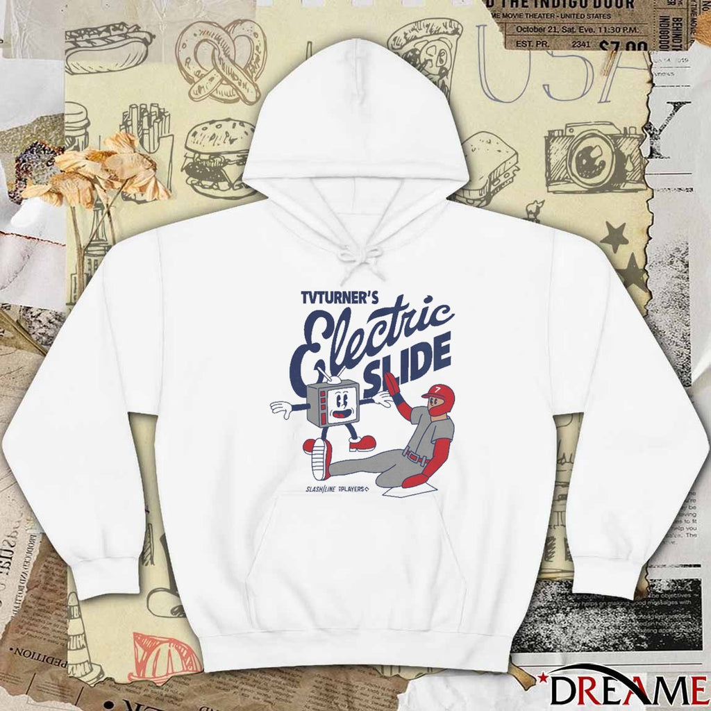 Trea Turner Tvturner’s Electric Slide Philadelphia Phillies MLB Slash Line Signature t-shirt