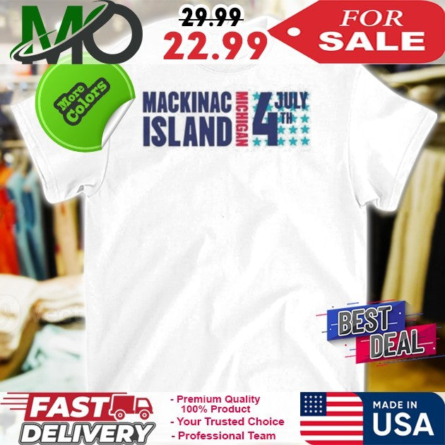 Trending Stone Skipping Merch Mackinac Island July 4Th Splash Shirt