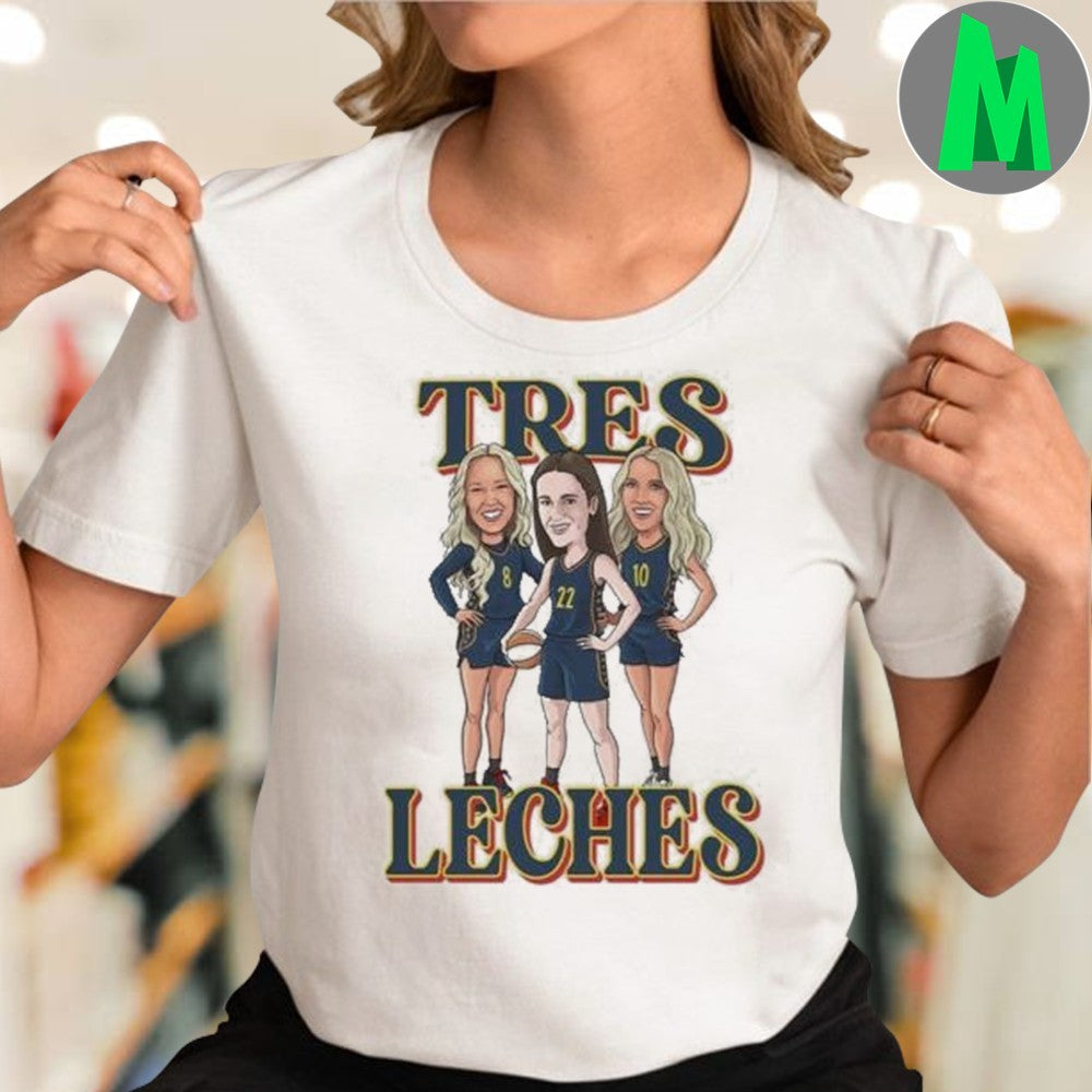 Tres Leches Basketball Players Cartoon Shirt