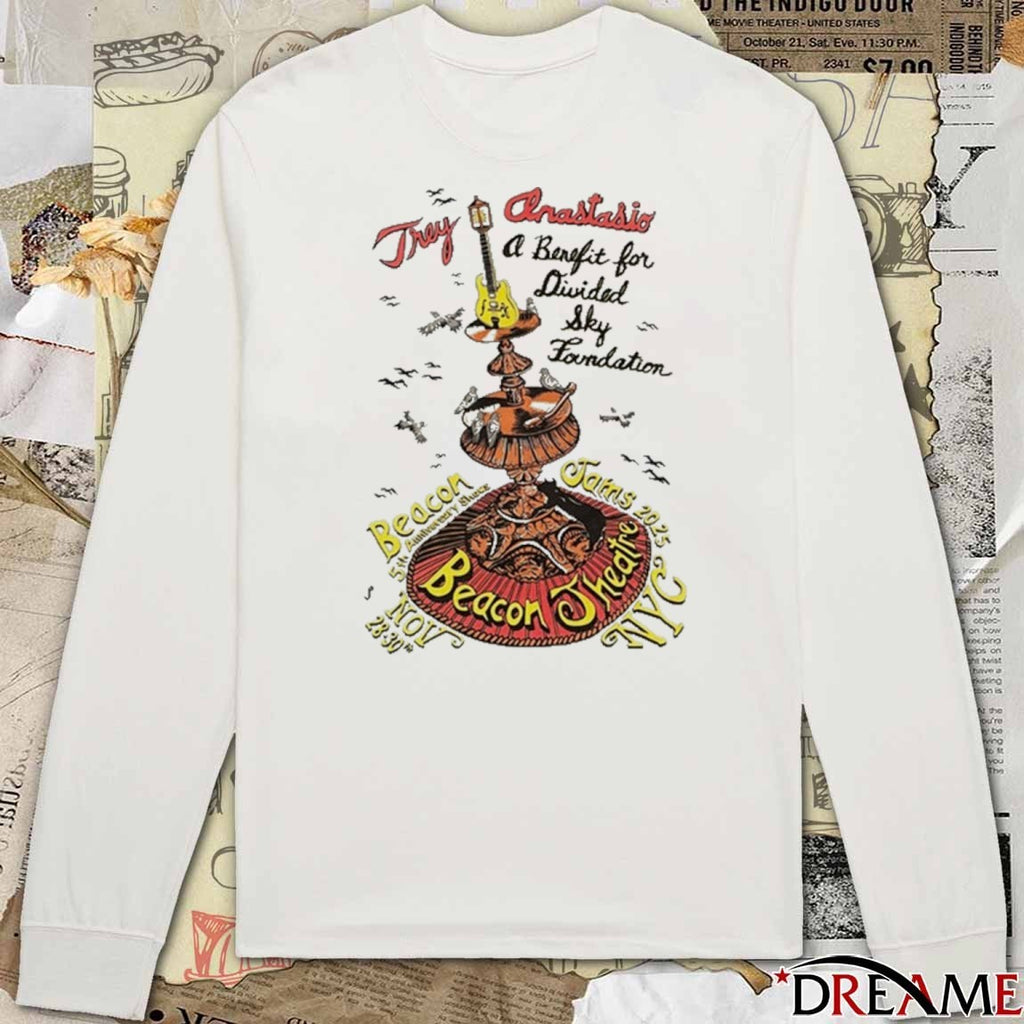 Trey Anastasio Band NYC November 28-30 2025 Beacon 5Th Anniversary Shows t-shirt
