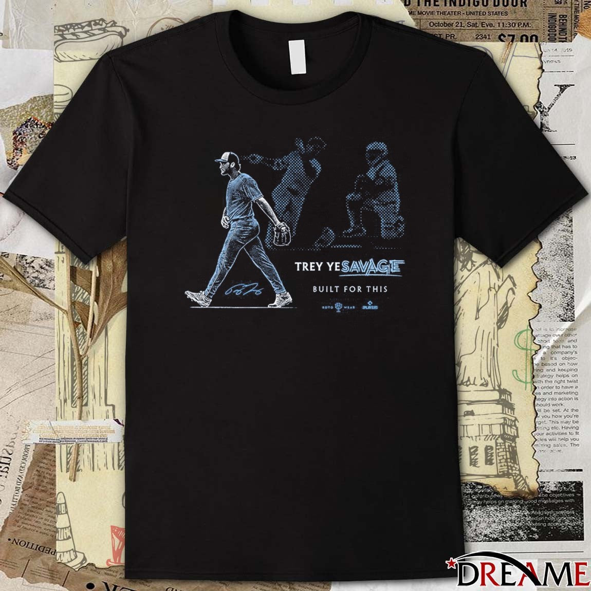 Trey Yesavage Built For This Toronto Blue Jays Signature t-shirt