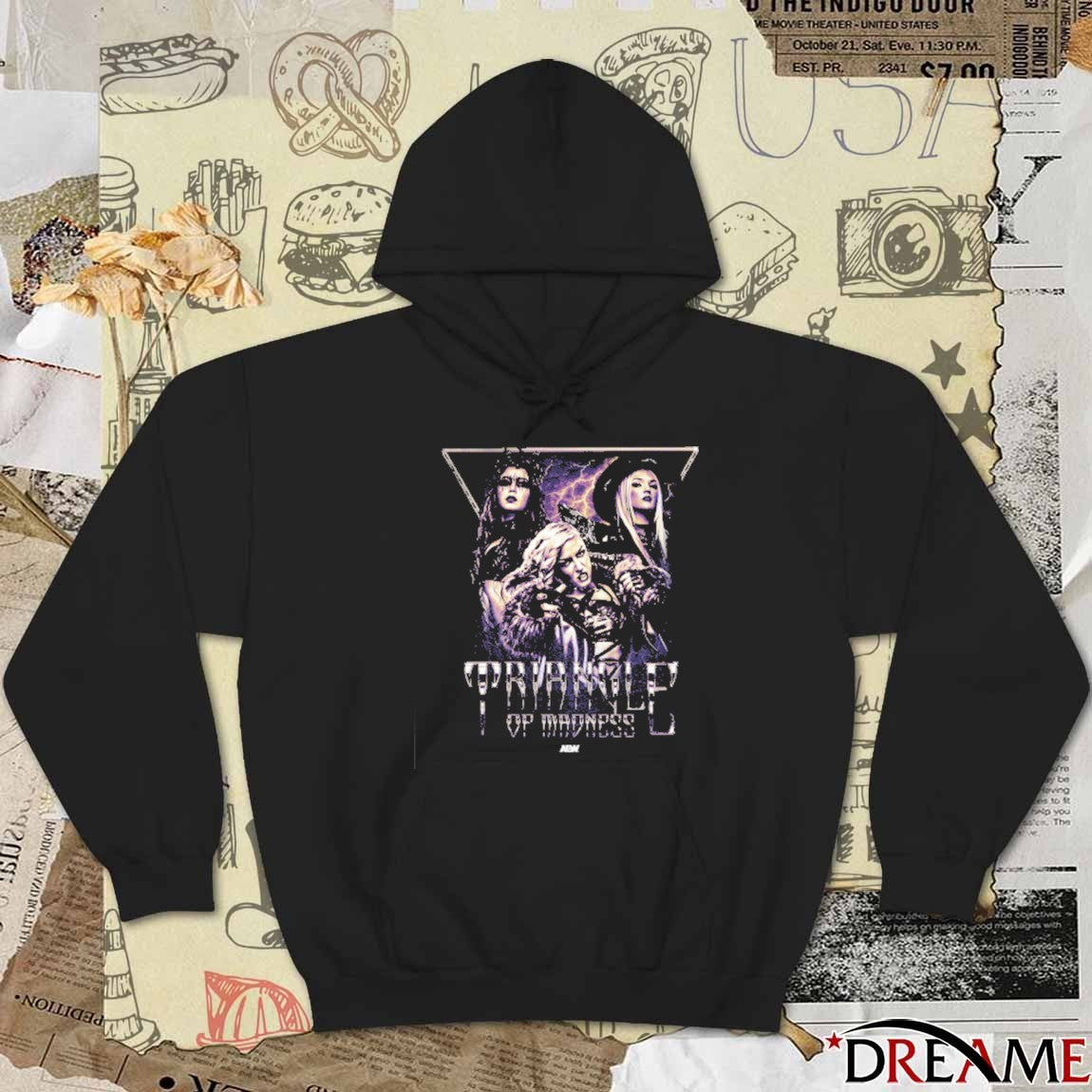 Triangle of Madness Wicked Three AEW 2025 t-shirt